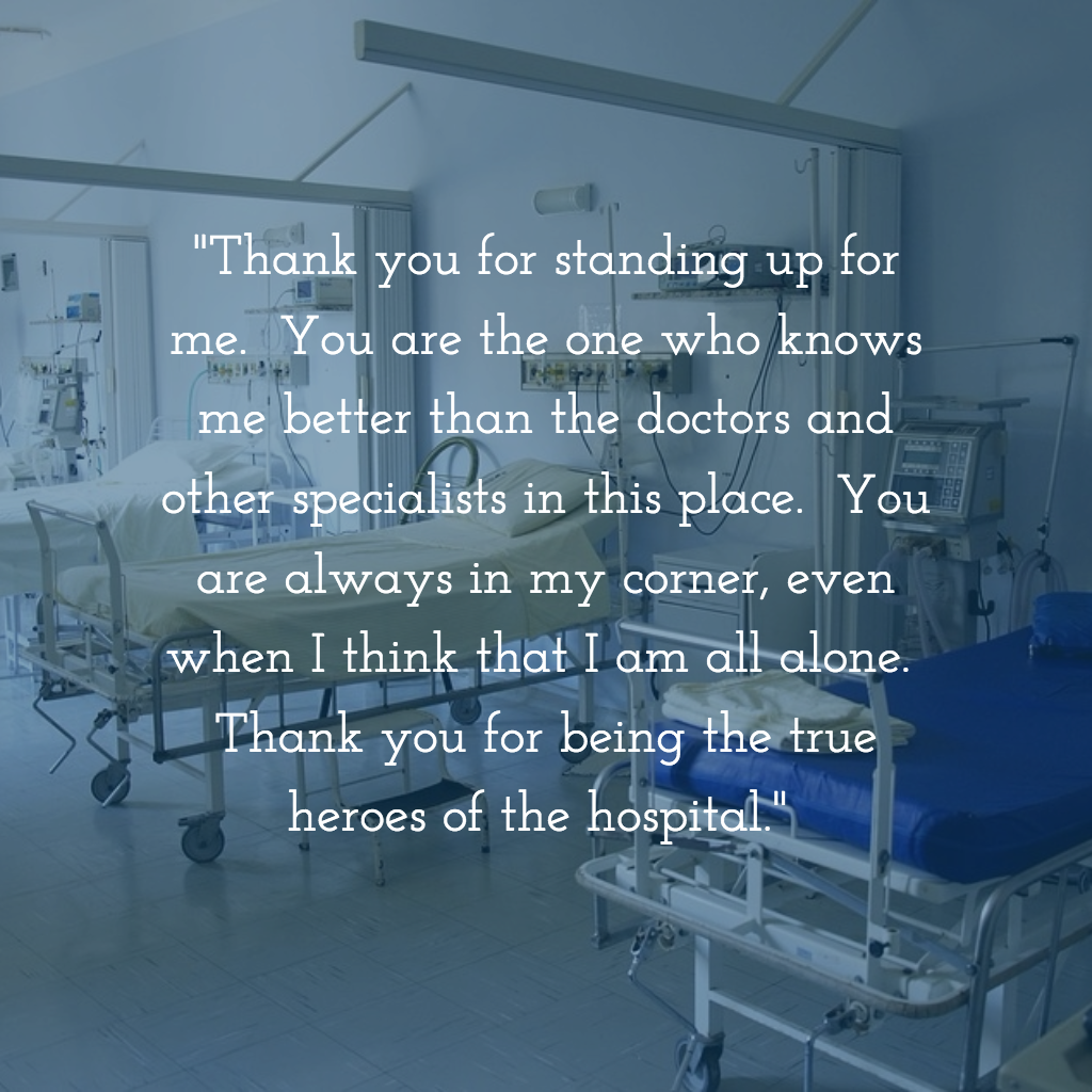 Quote: Thank you, nurses