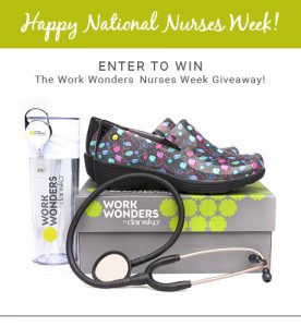 Photo: a Dansko Footwear “Work Wonders prize pack”