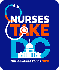 Logo: #NursesTakeDC