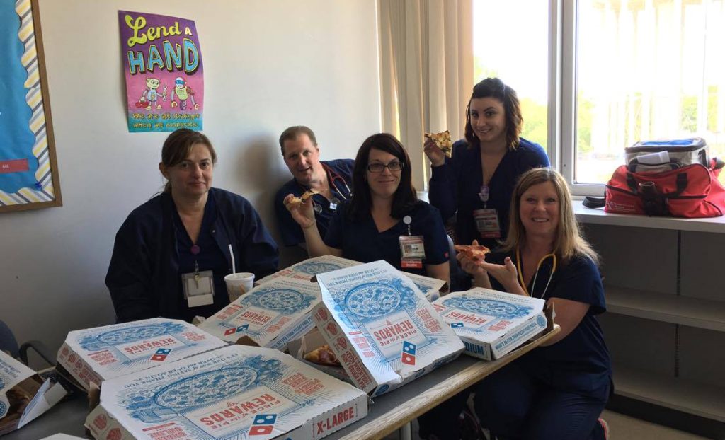 Photo: Nursing Week pizza winners!