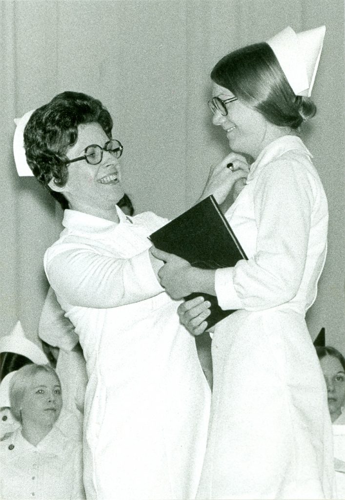 Photo: Allentown Hospital School of Nursing graduate, 1975