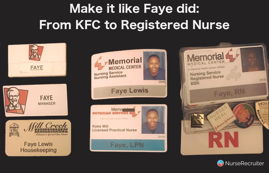 Photo: The story of Faye Lewis, from KFC to RN: