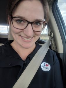 Stephanie Election Day selfie