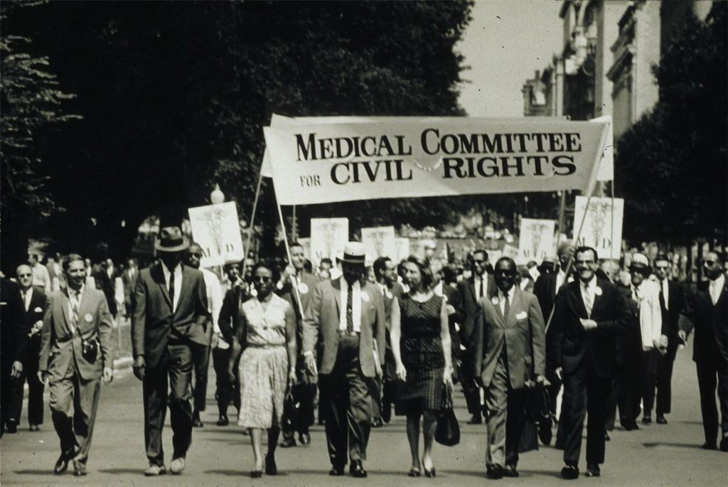 Photo: The Medical Committee for Civil Rights at the March on Washington