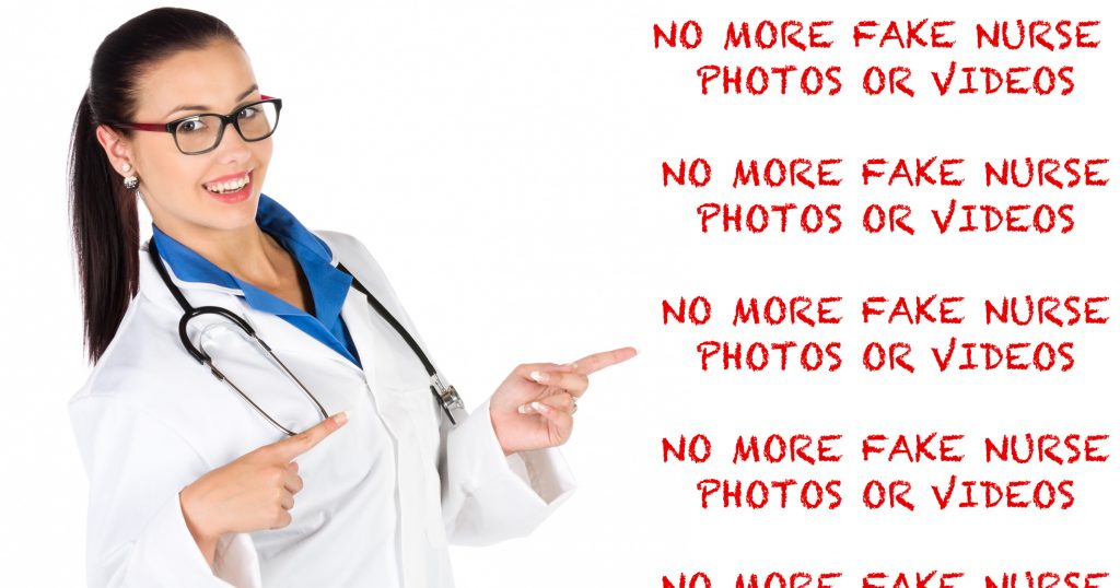 No More Fake Nurse Stock Photos or Models Posing as Nurses!