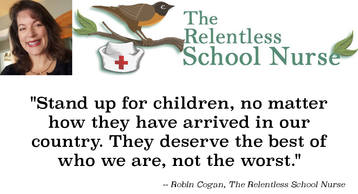 Quote image - Robin Cogan: Stand up for children