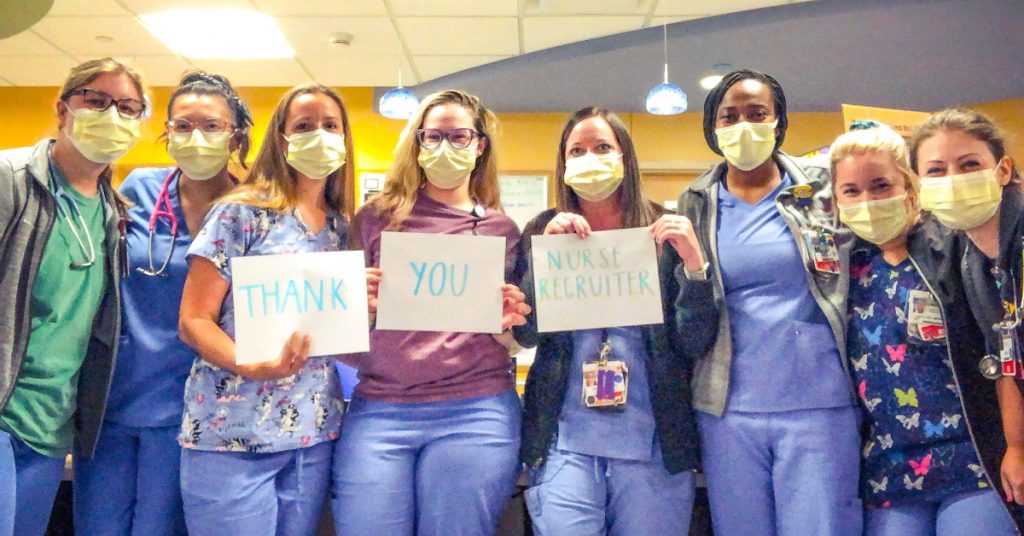 Photo: "Thank you Nurse Recruiter!"