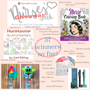 An overview of gifts and winners from halfway through last year's Nurses Week!